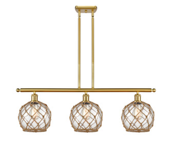 Ballston LED Island Pendant in Satin Gold (405|516-3I-SG-G122-8RB-LED)