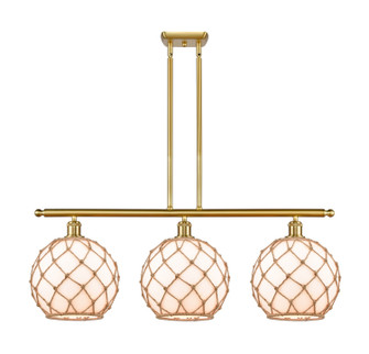 Ballston LED Island Pendant in Satin Gold (405|516-3I-SG-G121-10RB-LED)