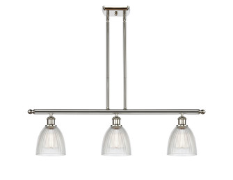 Ballston Three Light Island Pendant in Polished Nickel (405|516-3I-PN-G382)