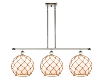 Ballston Three Light Island Pendant in Polished Nickel (405|516-3I-PN-G121-10RB)
