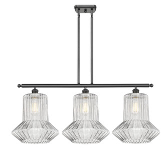 Ballston Three Light Island Pendant in Oil Rubbed Bronze (405|516-3I-OB-G212)