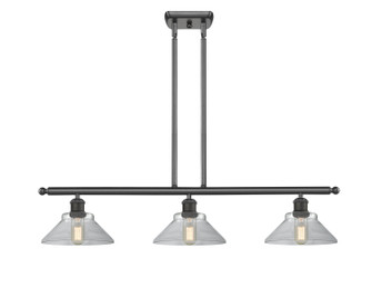 Ballston Three Light Island Pendant in Oil Rubbed Bronze (405|516-3I-OB-G132)