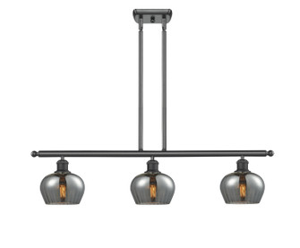 Ballston Three Light Island Pendant in Matte Black (405|516-3I-BK-G93)