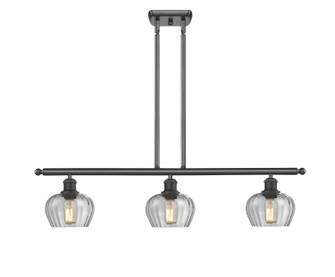 Ballston Three Light Island Pendant in Matte Black (405|516-3I-BK-G92)
