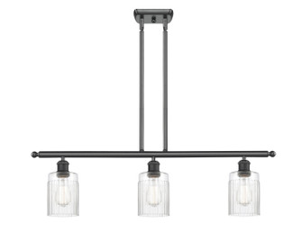 Ballston Three Light Island Pendant in Matte Black (405|516-3I-BK-G342)