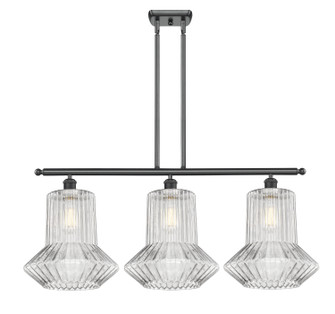 Ballston Three Light Island Pendant in Matte Black (405|516-3I-BK-G212)