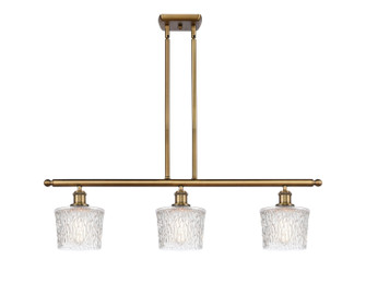 Ballston Three Light Island Pendant in Brushed Brass (405|516-3I-BB-G402)