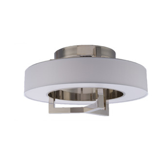 Madison LED Semi-Flush Mount in Brushed Nickel (34|FM-96916-BN)
