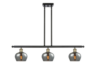 Ballston Three Light Island Pendant in Black Antique Brass (405|516-3I-BAB-G93)