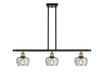 Ballston Three Light Island Pendant in Black Antique Brass (405|516-3I-BAB-G92)