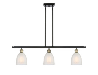 Ballston Three Light Island Pendant in Black Antique Brass (405|516-3I-BAB-G441)