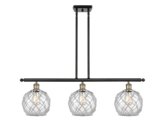 Ballston LED Island Pendant in Black Antique Brass (405|516-3I-BAB-G122-8RW-LED)