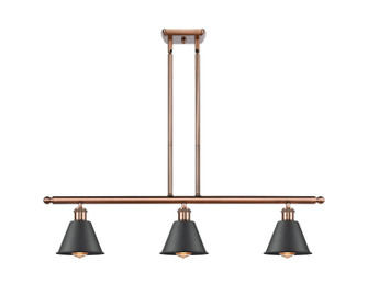 Ballston Three Light Island Pendant in Antique Copper (405|516-3I-AC-M8)