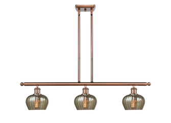 Ballston Three Light Island Pendant in Antique Copper (405|516-3I-AC-G96)