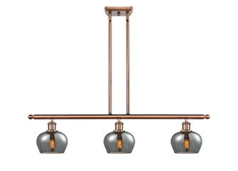 Ballston Three Light Island Pendant in Antique Copper (405|516-3I-AC-G93)