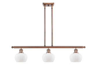 Ballston Three Light Island Pendant in Antique Copper (405|516-3I-AC-G91)