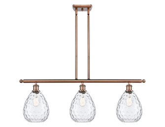 Ballston Three Light Island Pendant in Antique Copper (405|516-3I-AC-G372)