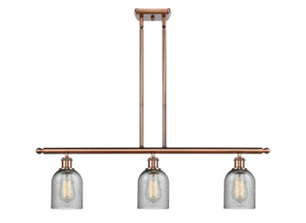 Ballston Three Light Island Pendant in Antique Copper (405|516-3I-AC-G257)