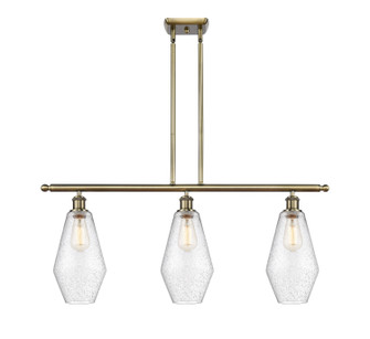 Ballston Three Light Island Pendant in Antique Brass (405|516-3I-AB-G654-7)