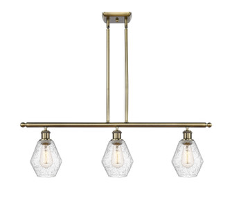Ballston Three Light Island Pendant in Antique Brass (405|516-3I-AB-G654-6)