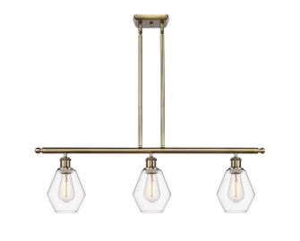 Ballston Three Light Island Pendant in Antique Brass (405|516-3I-AB-G652-6)