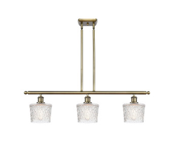 Ballston Three Light Island Pendant in Antique Brass (405|516-3I-AB-G402)