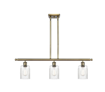 Ballston Three Light Island Pendant in Antique Brass (405|516-3I-AB-G342)