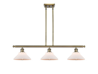Ballston LED Island Pendant in Antique Brass (405|516-3I-AB-G131-LED)