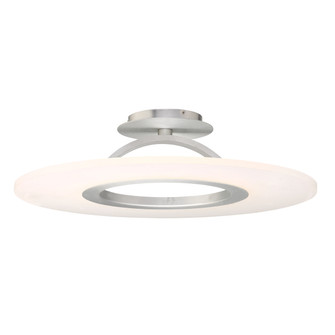 Elektron LED Convertible Semi-Flush Mount in Brushed Aluminum (34|FM-21728-AL)