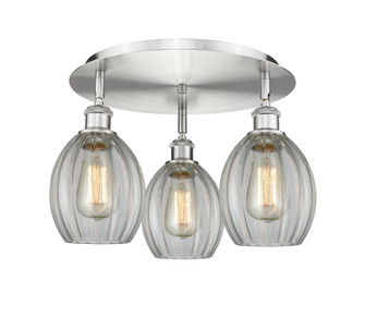 Ballston Three Light Flush Mount in Polished Chrome (405|516-3C-PC-G82)