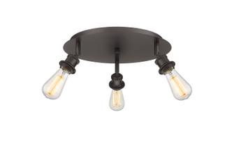 Ballston Three Light Semi-Flush Mount in Oil Rubbed Bronze (405|516-3C-OB)