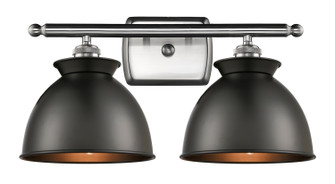 Ballston Two Light Bath Vanity in Brushed Satin Nickel (405|516-2W-SN-M14-SN)