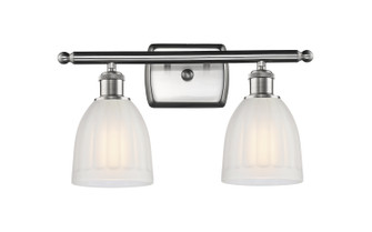 Ballston Two Light Bath Vanity in Brushed Satin Nickel (405|516-2W-SN-G441)