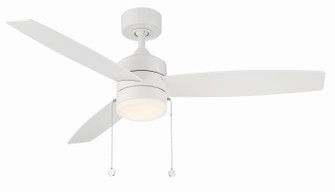 Atlantis Ceiling Fan in Matte White (34|F-072L-MW)