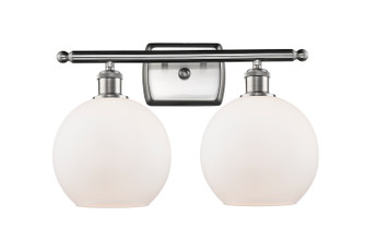 Ballston Two Light Bath Vanity in Brushed Satin Nickel (405|516-2W-SN-G121-8)