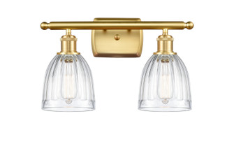 Ballston Two Light Bath Vanity in Satin Gold (405|516-2W-SG-G442)