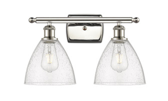 Ballston Two Light Bath Vanity in Polished Nickel (405|516-2W-PN-GBD-754)