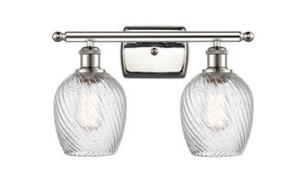 Ballston Two Light Bath Vanity in Polished Nickel (405|516-2W-PN-G292)