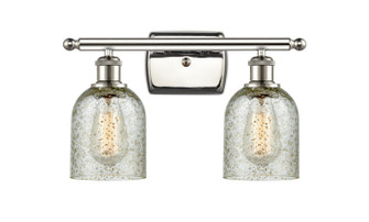 Ballston Two Light Bath Vanity in Polished Nickel (405|516-2W-PN-G259)