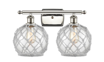 Ballston Two Light Bath Vanity in Polished Nickel (405|516-2W-PN-G122-8RW)
