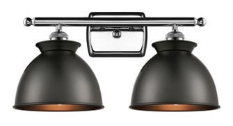 Ballston Two Light Bath Vanity in Polished Chrome (405|516-2W-PC-M14-BK)