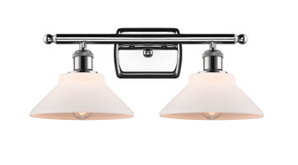 Ballston Two Light Bath Vanity in Polished Chrome (405|516-2W-PC-G131)