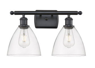 Ballston Two Light Bath Vanity in Matte Black (405|516-2W-BK-GBD-752)
