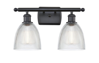 Ballston Two Light Bath Vanity in Matte Black (405|516-2W-BK-G382)