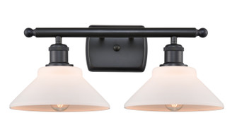 Ballston Two Light Bath Vanity in Matte Black (405|516-2W-BK-G131)