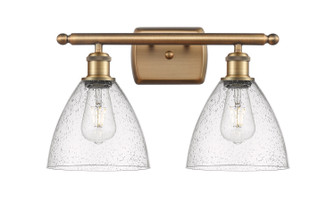 Ballston Two Light Bath Vanity in Brushed Brass (405|516-2W-BB-GBD-754)