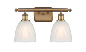 Ballston LED Bath Vanity in Brushed Brass (405|516-2W-BB-G381-LED)