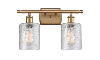 Ballston Two Light Bath Vanity in Brushed Brass (405|516-2W-BB-G112)