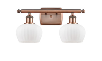 Ballston Two Light Bath Vanity in Antique Copper (405|516-2W-AC-G91)