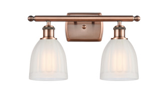 Ballston Two Light Bath Vanity in Antique Copper (405|516-2W-AC-G441)